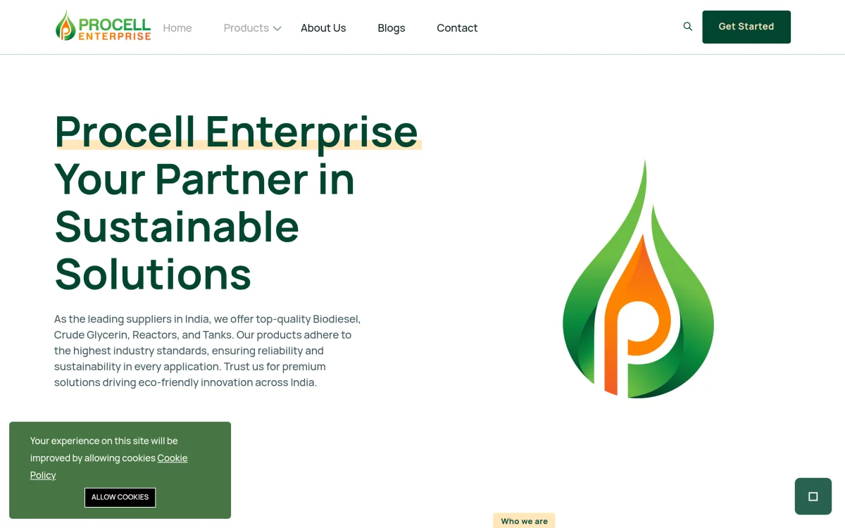 Procell Enterprise interface preview